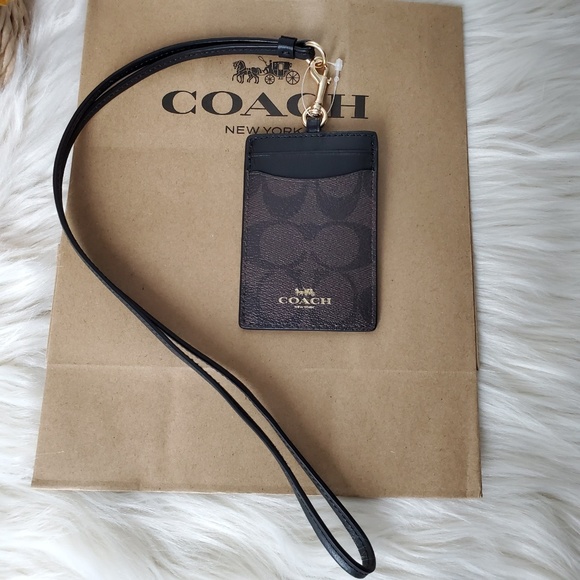 COACH ID CARD/CREDIT CARD HOLDER LANYARD - Picture 5 of 6
